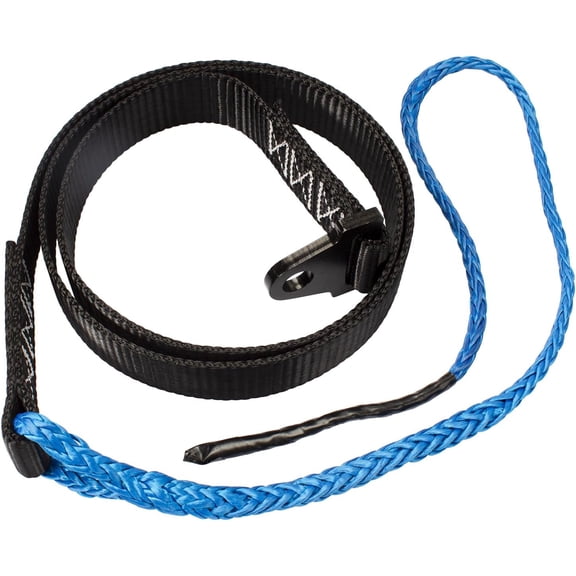 64in Plow Strap fit for ATV UTV Winch, Heavy Duty Snow Plow Lift Strap Use with Standard or Wide Winches