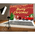 thumbnail image 2 of 8 x 8 ftWinter Snow Mountain Dreamy Forest Scenery Backdrop Blue Sky Snow Covered Alpine Snow High Hill Peak Ski Background Christmas Party Decor Banner Portrait Studio Booth Photobooth Props, 2 of 5