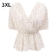 thumbnail image 1 of Camisa de corazón Blusa casual de verano con cuello en V Manga corta Top de mujer, albaricoque, 3XL Methold AP001470-12B, 1 of 7
