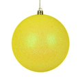 thumbnail image 1 of Adorno de Árbol de Navidad Vickerman Bola Amarilla con Brillantina 2,4 cm, 1 of 1