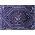 thumbnail image 1 of Ahgly Company Machine Washable Indoor Rectangle Persian Blue Traditional Area Rugs, 7' x 10', 1 of 4
