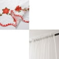 thumbnail image 5 of Christmas 2pcs Exquisite Window Drapery Polyester Multicolor 78x39in Festive Pattern Soft Comfortable Easy Install Versatile for Curtain Scene Arrangement Home Holiday Decor, 5 of 5