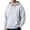 Light Gray, variant on UDAUDU Mens Cotton Hooded Zip Up Jacket Fashion Casual Long Sleeve Hoodies Drawstring with Pockets Pullover Sweatshirt for Men Royal Blue L