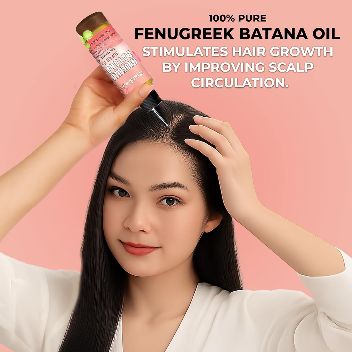 5-in-1 Hair Growth Oil & Butter - Batana, Chebe, Amla, Rosemary & Fenugreek for Fast Hair Growth, Natural & Organic (Both (Hair Butter & Oil))