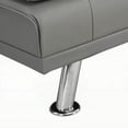 thumbnail image 5 of Modern Simple Fabric Sofa Bed 220cm with Wood Frame and Stainless Leg, 5 of 12