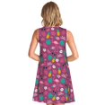 thumbnail image 2 of Bixox Summer Flamingo Print Women's Sleeveless A-Line Dress with Pockets, Casual Knee-Length Tank Dress for Summer-XX-Large, 2 of 7