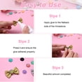 thumbnail image 3 of Uxcell 60 Pcs Rhinestone Flat Back Faux Druzy Crystal Diamonds Resin Embellishments Trims Beads for Jewelry Making Crafts, Silver Tone, 3 of 7