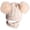 Beige, variant on Kids Knitted Cap Warm Cozy Cute Double Pom Ball Beanie Hat with Infinity Scarf