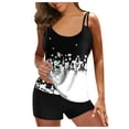 thumbnail image 1 of Women‘S Tankini Large Bikini Digital Suspender Beach Split Swimsuit, 1 of 3