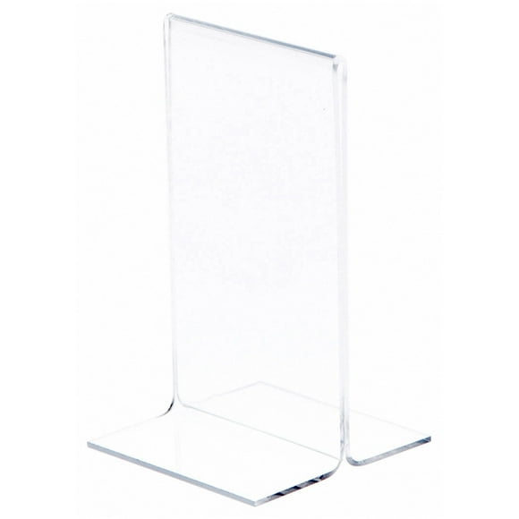 Plymor Support d'Affichage/littérature en Acrylique Transparent (Chargement en Bas), 3 Pouces L x 5 Pouces H (24 Pack)