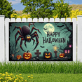 thumbnail image 4 of Haunted House Banner Spider Halloween Banner Scary Pumpkin Design for Halloween Decoration Spooky Party Event, 4 of 9