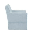thumbnail image 5 of Knubmt Upholstered Accent Chair with Wood Frame, Modern Single Seat Sofa Chair Armchair for Living Room, Bedroom, Office, Light Blue, 5 of 8