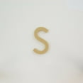thumbnail image 1 of Package of 1, 16 Inch X 3/4" Thickness MDF Letter s in The Century Gothic Font, Thick, Lower Case for Art & Craft Project, Made in USA, 1 of 4