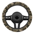 thumbnail image 2 of Yuyamidu Camo Hunting Steering Wheel Cover Car Accessories Men Winter Auto Steering Wheel Protecor Wood Steering Wheel Case Flannel Car Steering Wrap, 2 of 7