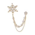thumbnail image 1 of Copos De Nieve Broche Borla Cadena Regalos Popular Traje Abrigo Broche Para Baile, 1 of 9