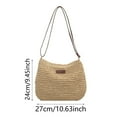thumbnail image 3 of LUOGENLI Female Crossbody Bags for Women Large Size Laptop Ladies Summer Fashion Handmade Crochet Crossbody Bag Beach Bag Casual Hundred Straw Bags Crossbody Bags for Women Small Size Travel, 3 of 9