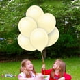 thumbnail image 2 of PMU Balloons 11 Inch PartyTex Silk Ivory Latex Pkg/100, 2 of 7