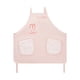 thumbnail image 4 of Delantal de cocina con pechera, resistente al agua y al aceite, con dibujos animados, sin mangas, para mujeres y hombres. Rosa rosa, 4 of 8