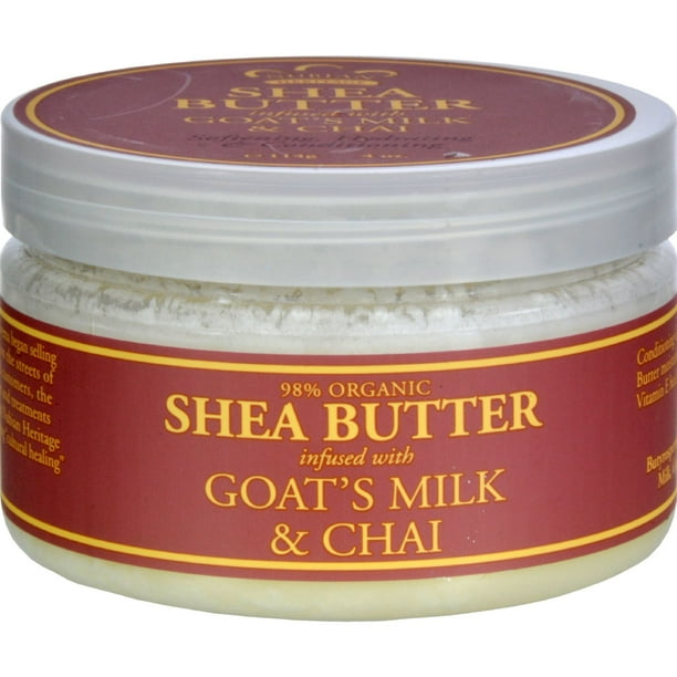 Nubian Heritage Shea Butter Infused with Goat's Milk and Chai 4 oz