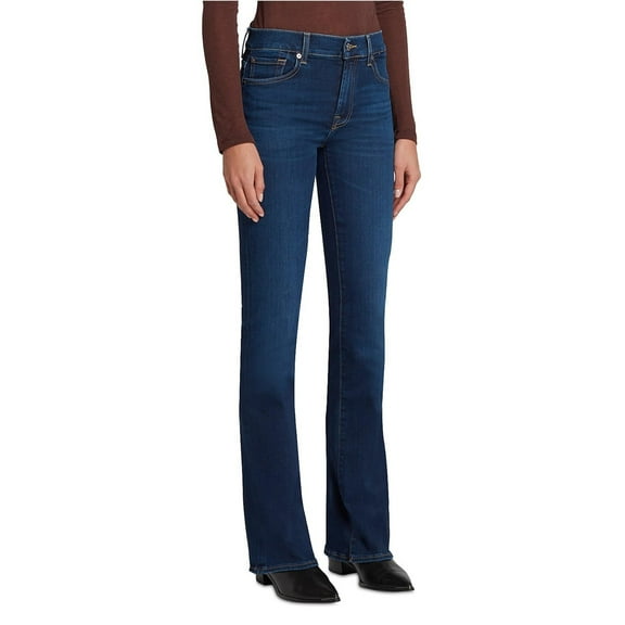 7 For All Mankind Womens Bell Bottoms Denim Bootcut Jeans