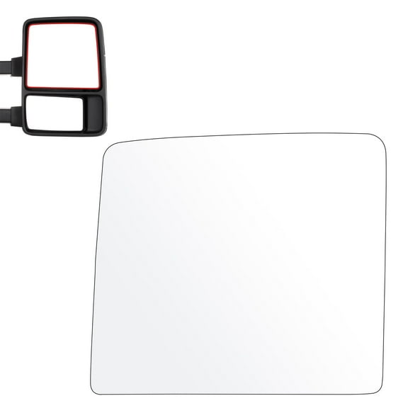 ECCPP Towing Mirror Glass Replacement for 1999-2016 For Ford F-250 F-350 F-450 F-550 Super Duty 2000-2005 For Ford Excursion Manual Adjustment Left Side Upper Flat Glass Tow Mirror Glass