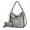 Gray, variant on MKF Collection Jordina Shoulder Handbag by Mia K with Matching Wallet 2 pcs