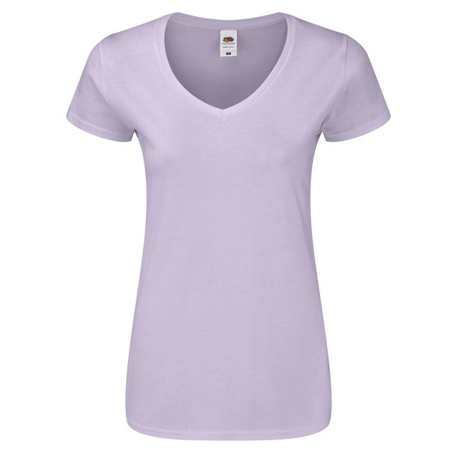 Fruit Of The Loom T-Shirt Iconique à Col en V pour Femmes
