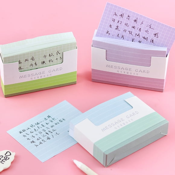 YAOMOBB Message Notepads Colored Index Notepads Non Sticky Smooth Writing Compact Size