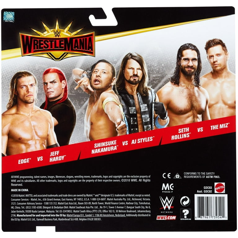 スポーツ WWE WrestleMania Jeff Hardy vs Edge WWE Wrestlemania Jeff Hardy vs Edge 2-Pack - Walmart.com