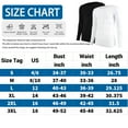 thumbnail image 5 of Lalamelon Tummy Control Shirts for Men Long Sleeve Slimming Undershirt Compression Shapewear, 5 of 6