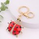 thumbnail image 2 of Llavero Creative Ladybug, diamantes de imitación, escarabajo, aleación de zinc, 2 of 2