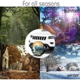 thumbnail image 5 of PISONIC Mountain And Woods Spare Tire Cover Weatherproof Universal Wheel Protectors for RV Camper Travel Trailer SUV Truck 14 inch, 5 of 7