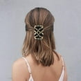 thumbnail image 3 of Peine de inserción de doble fila, peines de hierro para el cabello, cuentas mágicas de madera, Clip de peine doble para el cabello, pinzas elásticas para el cabello para cualquier cabello Xemadio 2035992-3, 3 of 8