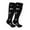 Style B, variant on Deago 2 Pairs Plus Size Compression Socks for Women & Men 15-20 mmhg Extra Wide Calf Knee High Support Socks for Circulation