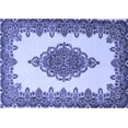 thumbnail image 1 of Ahgly Company Indoor Rectangle Medallion Blue Traditional Area Rugs, 6' x 9', 1 of 4