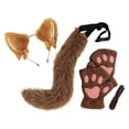 thumbnail image 4 of Yingyy Cat Ear and Tail Set Set]:This animals Cute Performance Themed brown Parties for Animals Prom Stage, 4 of 5