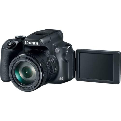 Canon PowerShot SX70 HS Camera (3071C001) - WiFi, Bluetooth, 32GB