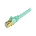 thumbnail image 4 of StarTech 6ft CAT6a Ethernet Cable - 10 Gigabit Shielded Snagless RJ45 100W PoE Patch Cord - 10GbE STP Network Cable with Strain Relief - Turquoise - UL, TIA (C6ASPAT6AQ), 4 of 6