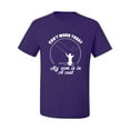 thumbnail image 2 of Wild Bobby, Can't Work Today My Arm Is In A Cast, Fishing, Men Graphic Tee, Purple, Medium, 2 of 5