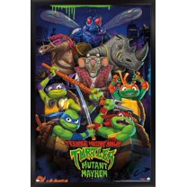 Teenage Mutant Ninja Turtles: Mutant Mayhem - Group Wall Poster, 14.725" x 22.375" Framed