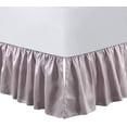 thumbnail image 2 of Levtex Home - Lilac Dupioni Dust Ruffle - Queen Sized - Lilac Dupioni - (60x80x16in.), 2 of 3