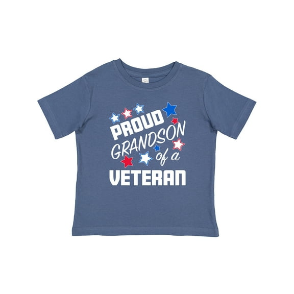 Inktastic Proud Grandson of a Veteran Veterans Day Boys Baby T-Shirt