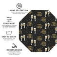 thumbnail image 3 of Pofeuu Happy New Year Print Coasters for Drinks, 4Pack PU Leather Coasters, Bar Drink Coasters for Tabletop Protection, Furniture from Damage-Octagon, 3 of 6