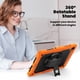thumbnail image 5 of Funda para Samsung Galaxy Tab A11 Plus de 11 pulgadas (2025) y A9 Plus de 11 pulgadas (2023), resistente, a prueba de golpes, con soporte giratorio de 360° y correa de mano/bandolera., 5 of 9