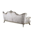 thumbnail image 4 of Kerra Sofa with Accent Pillows, Beige Fleur De Lis Velveteen 97 Inch, 4 of 6