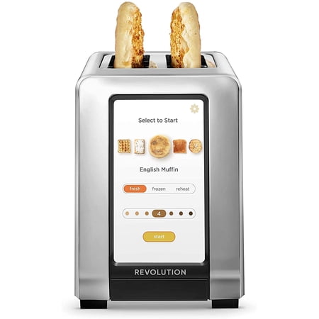 Revolution Cooking R180 High-Speed 2-Slice Stainless Steel Smart Toaster - The Only Toaster with InstaGlo™ Technology