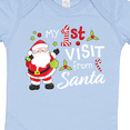 thumbnail image 4 of Inktastic My First Visit from Santa Boys or Girls Baby Bodysuit, 4 of 5