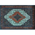 thumbnail image 1 of Ahgly Company Indoor Rectangle Persian Light Blue Traditional Area Rugs, 5' x 7', 1 of 4
