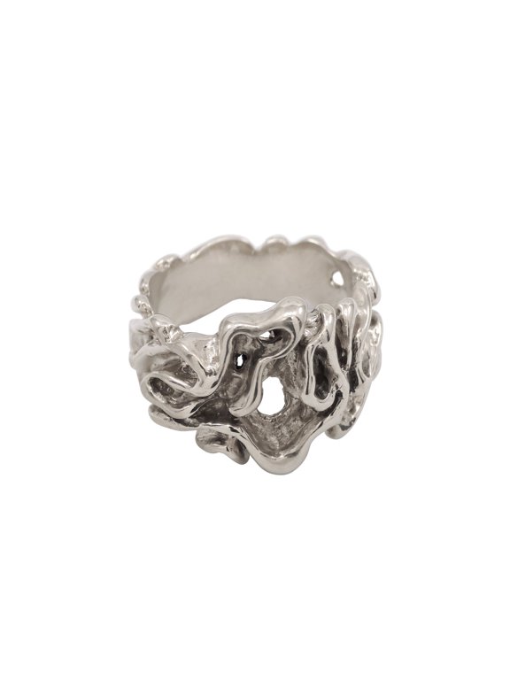 Yellow Bronze Free Form Nugget Ring