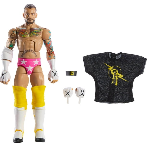 Figura de acción Mattel WWE Elite CM Punk Series #113 15cm